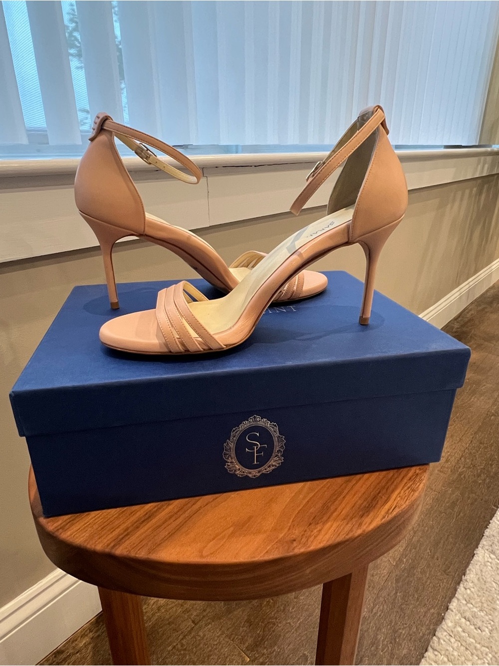 Sarah Flint Perfect Sandal 85mm Blush Nappa